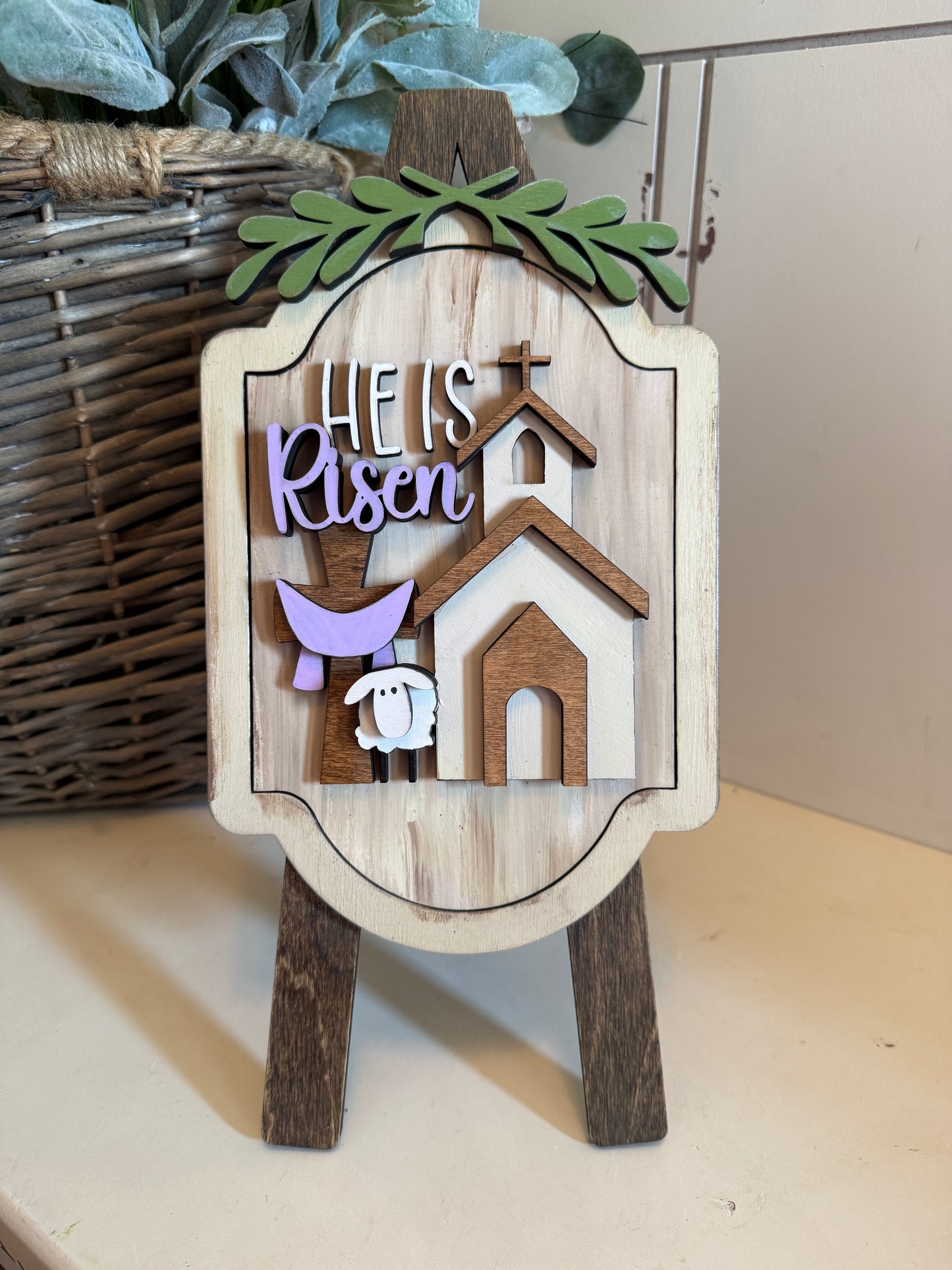 He is Risen – Interchangeable Seasonal Decor Insert