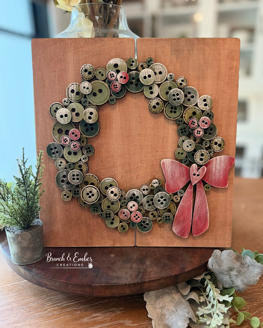 Button Wreath