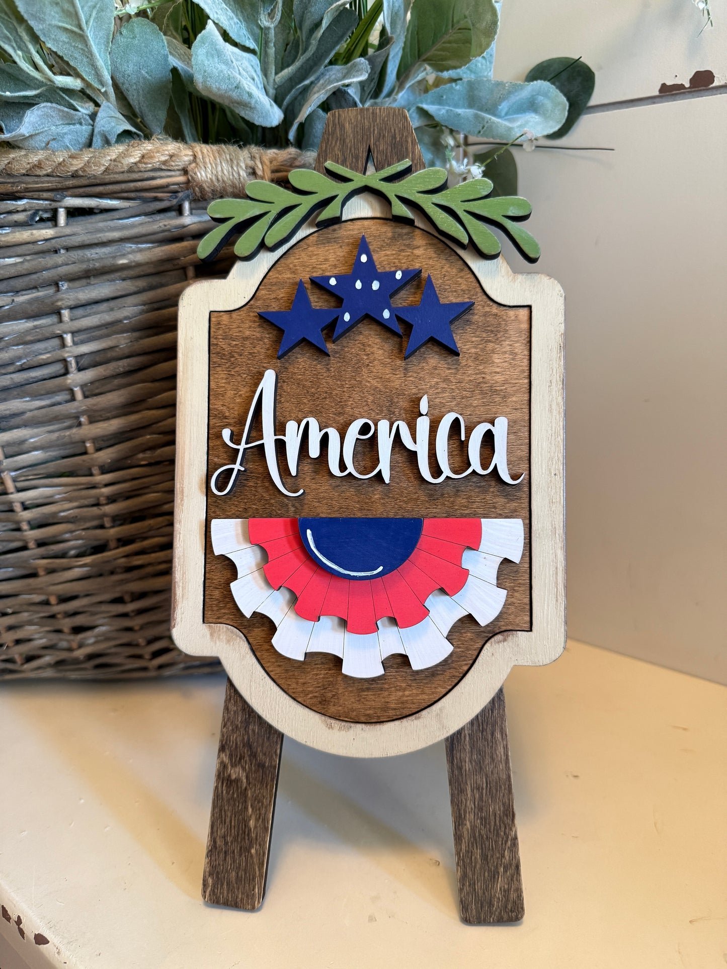 Fourth of July – Interchangeable Seasonal Decor Insert